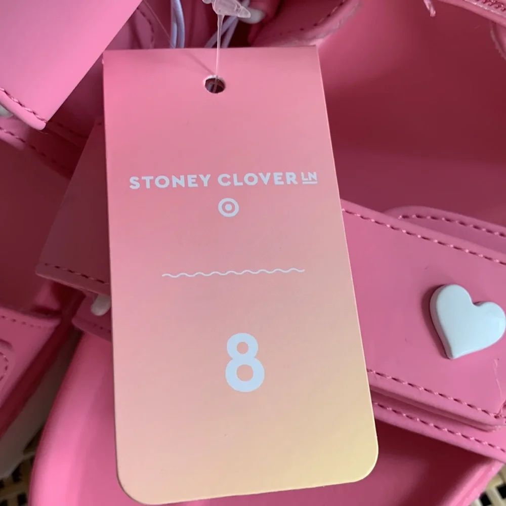 Stoney Clover Lane LIMITED EDITION 2 Strap Sport Sandals in Pink